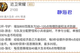 王者荣耀：不可思议！近卫荣耀的坦度最高，不详和魔女都不如它？图片
