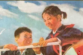 瀚大黎众｜上人版文革新农村连环画《在轮船上》刘世德钱生发绘画图片