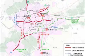 逐一对比：南宁地铁规划又变了图片
