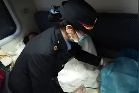 急！孕妇临产 这趟列车调配疾驰 提前66分钟到站图片
