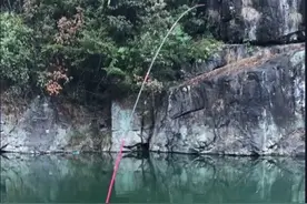 遛鱼有技巧，抄鱼有方法，要想鱼入护还要配合好图片