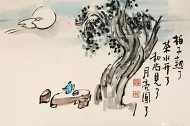 和尚见了，月亮圆了图片