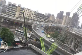 南昌九洲高架东延工程开始架梁，匝道口将不再“肠梗阻”图片