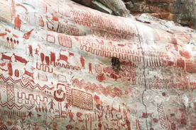 亚马逊雨林发现1万年前的人类岩画，长达13公里，疑似失落文明图片