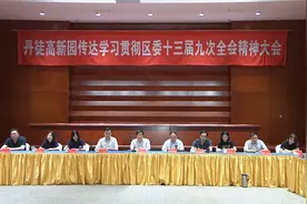 贯彻区委全会精神 | 丹徒高新园学习贯彻区委十三届九次全会精神图片