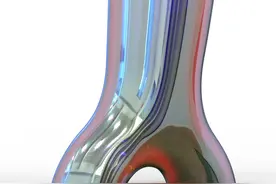 在SolidWorks里用曲线构架不规则曲面圆管图片