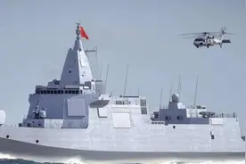 055万吨大驱隐藏杀招曝光：让F22无处遁形，还可直接反卫星图片