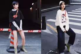 157韩国小姐姐，30套卫衣穿搭，小个子也能穿得眼前一亮图片