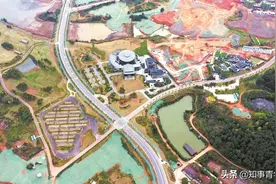 航拍眉山：红星路南延线、乐高乐园快速建设，眉州吹响发展冲锋号图片