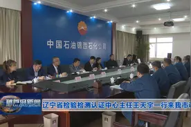 辽宁省检验检测认证中心主任王天宇一行来我市调研图片