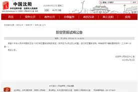 刚刚！沈阳全城忽然拉警报！图片