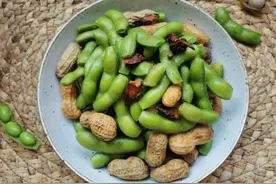 花生毛豆怎么煮不变色？教你3个小窍门，入味快，颜色碧绿不发黄图片
