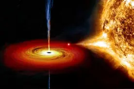 一万年只发生一次，科学家捕捉到罕见的黑洞吞噬恒星的图像图片