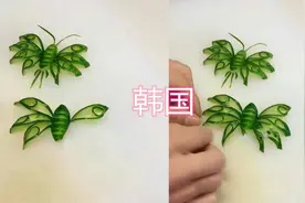 美国薄片黄瓜，韩国雕刻黄瓜，日本刺身黄瓜，见到中国后：叨扰了图片
