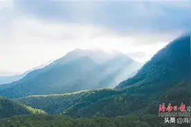 海南这片形态独特的山峰，还是蝴蝶的天堂图片