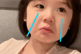 金雪表情包合集｜萌妹暗自抹泪图片