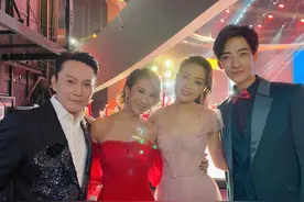 李玟晒与张信哲容祖儿合照，气场强大，状态不输小17岁李佳琦图片
