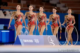 中国队获艺术体操团体全能第四名图片