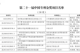 113项！江苏获中国专利奖项目数创新高图片