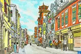 手绘女作家的一本书：本来广州，带你了解民国时期老广州风土人情图片