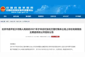沙河两个村即将启动这项非宅自主腾退项目图片