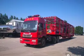哈尔滨市消防救援支队自主研发全国首台冲锋舟吊装运输车投入使用图片
