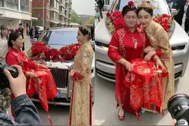 阿哲婚礼全程回顾，豪车网红云集四平，伽佰哥豪送“两坨”敬酒金图片