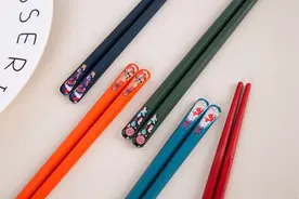 五星级酒店同款！设计师将好运“画”进筷子里，颜值高还耐用图片
