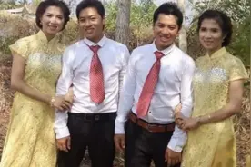 双胞胎兄弟娶回双胞胎妻子，婚后还住一起，不怕认错吗？图片