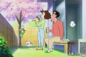 蜡笔小新春夏秋冬时的一家图片