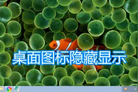 桌面图标显示或隐藏图文教程，显示电脑计算机回收站控制面板网络图片