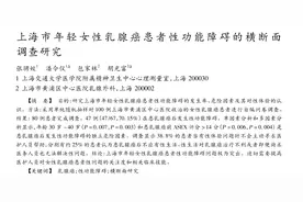 科普｜乳腺癌患者可以进行夫妻生活吗？都有哪些注意事项？图片
