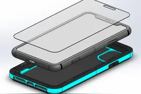 iphone 11手机保护壳和贴膜3D数模图纸 Solidworks 附SETP图片