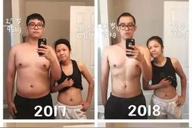 和胖男友一起变身「史密斯夫妇」，这对情侣太哇塞了图片
