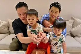 胡杏儿老公回应当软饭男！连称家庭和孩子最重要，结婚6年生3娃图片