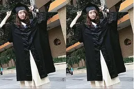 “林有有”大学旧照被疯传，身穿学士服美翻天，难怪许幻山扛不住图片