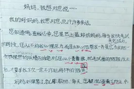 看到女儿十几年前的日记让我心痛、流泪、感动图片