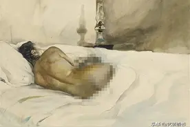 他偷画女邻居15年人体，作品轰动艺术界，网友：这是高手！图片