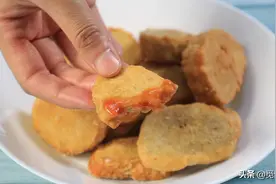 巧做鸡胸肉，自制香酥味美的上校鸡块方法简单健康，成本不到6元图片