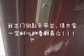 成精了！湖北一男子出门忘带钥匙，敲门后猫咪帮开门：出门必反锁图片