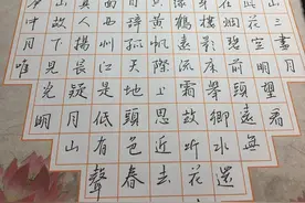 硬笔古诗摘抄图片