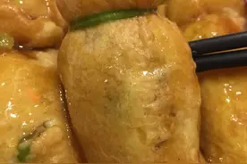 粤菜之口袋豆腐，老少皆宜，成本低，卖相好图片