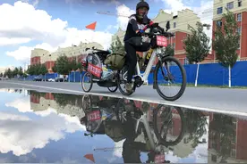 受发小吸毒经历触动，他带娃骑行5000多公里宣传禁毒图片