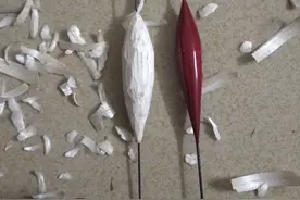 一小时极速复制一个百元级的鲫鱼漂（手工制作）图片