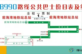 绝了！深圳公交车推出双语线路图+新版语音播报！图片