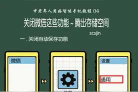 关闭微信这些功能～腾出存储空间，中老年人用智能手机教程04图片