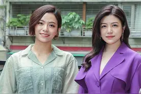 陈妍希《浪姐2》淘汰后开拍新剧，和宋芸桦两代校园女神历史同框图片
