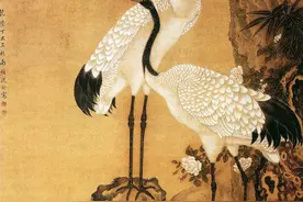 他被誉为“清代画鹤第一人”，每一幅都典雅高贵！图片
