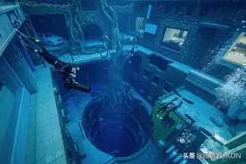 60米深的全球最深游泳池：用1400万升水灌满，每6小时过滤一次图片