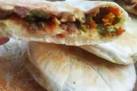 牛肉馅饼家常做法，荤素搭配，营养美味，专治孩子不吃蔬菜图片